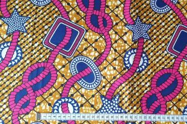 Preview: PINK CELEBRATION Waxprint Stoff